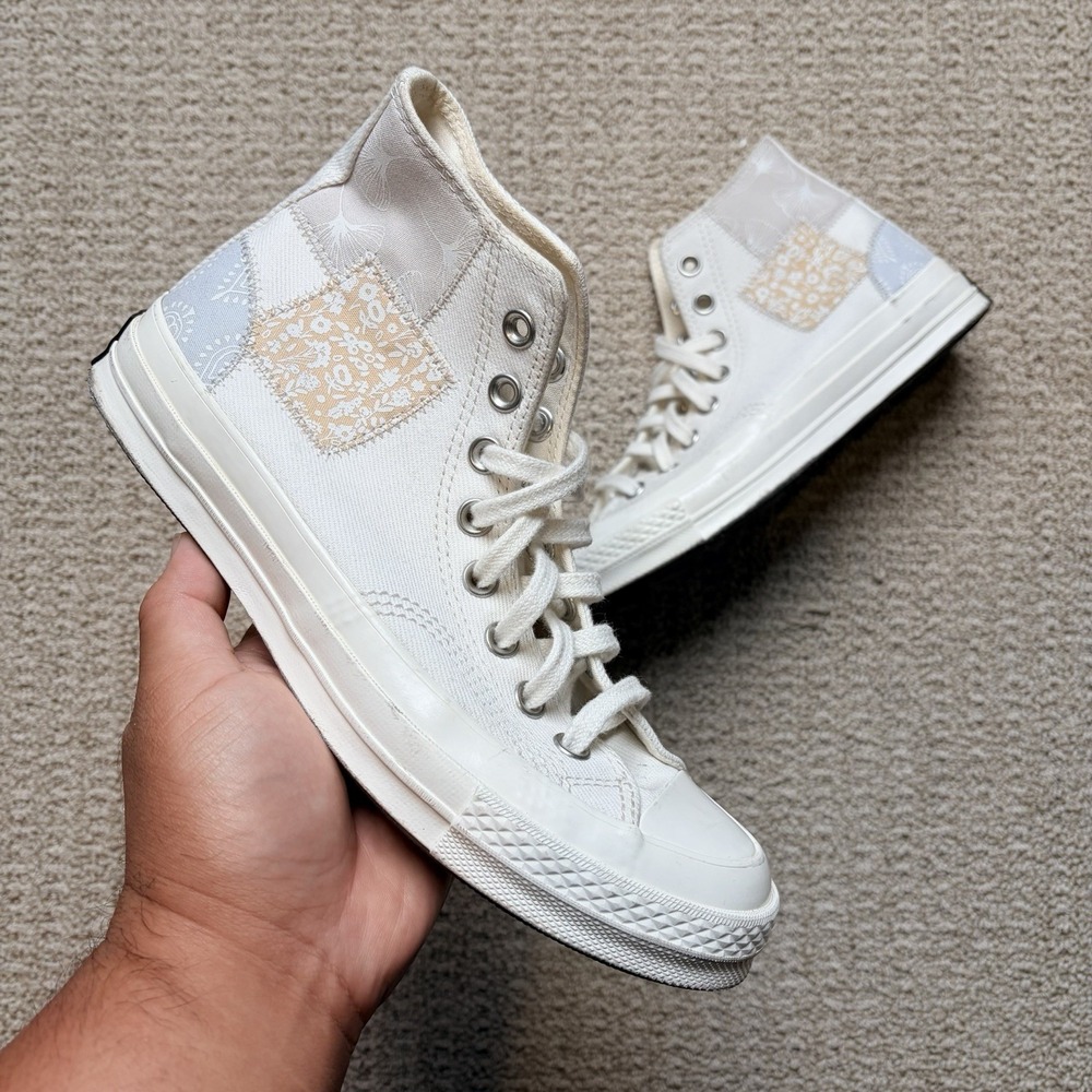Converse Chuck 70 High Top Crafted Patchwork Floral Women's Size 8.5